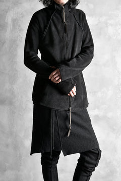 画像をギャラリービューアに読み込む, N/07 Rawcut Track Jacket / WARM Fleece Tech (BLACK)