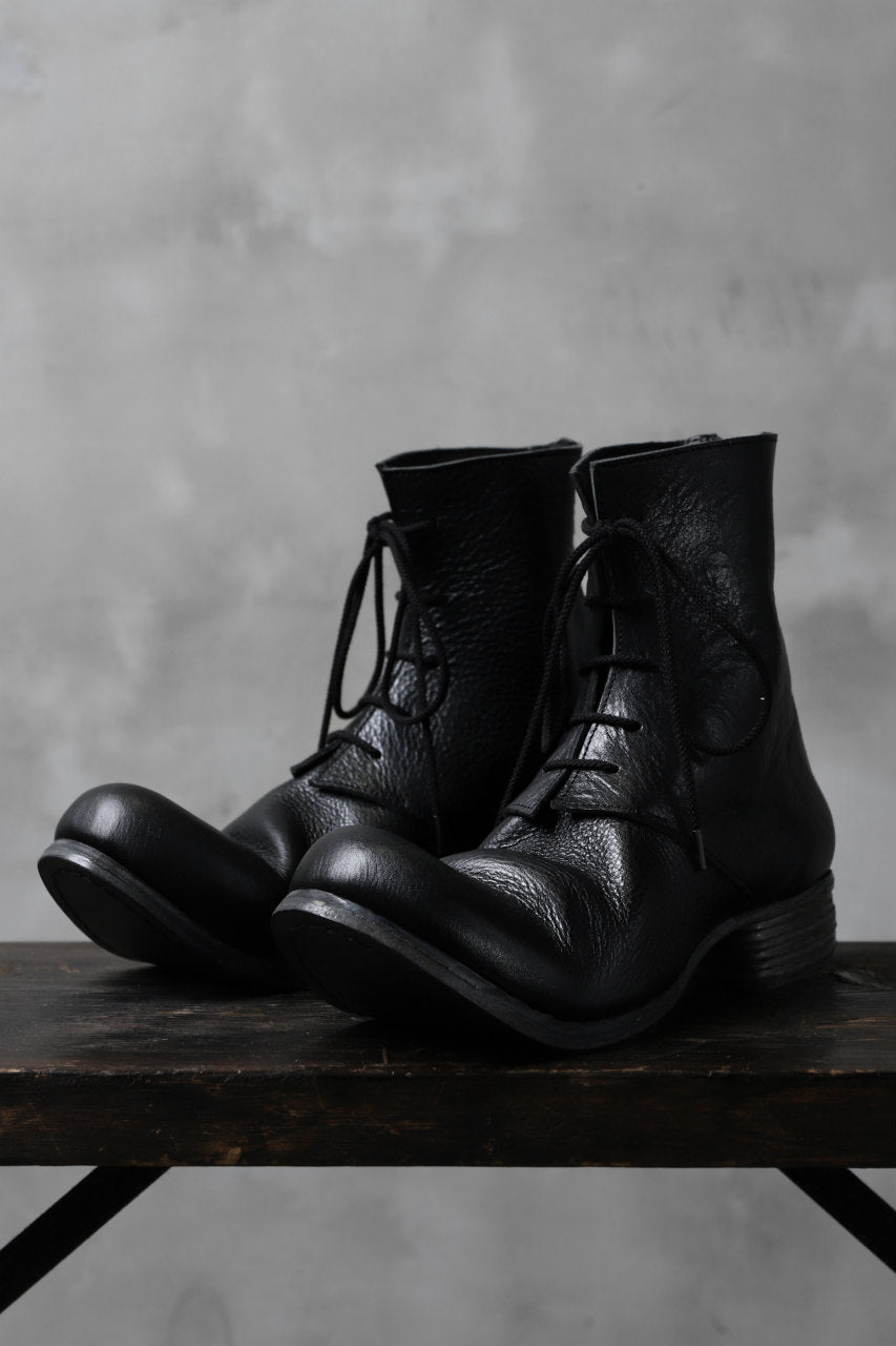 Portaille exclusive PL20 Laced Zip Boots (RUBBED COW TCG / BLACK)