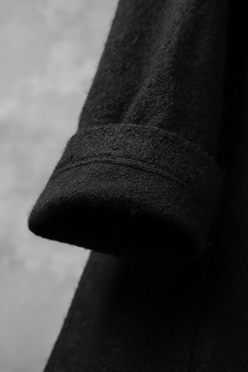 A.F ARTEFACT exclusive WARM GOWN COAT / COMPRESSED KNIT BOUCLE