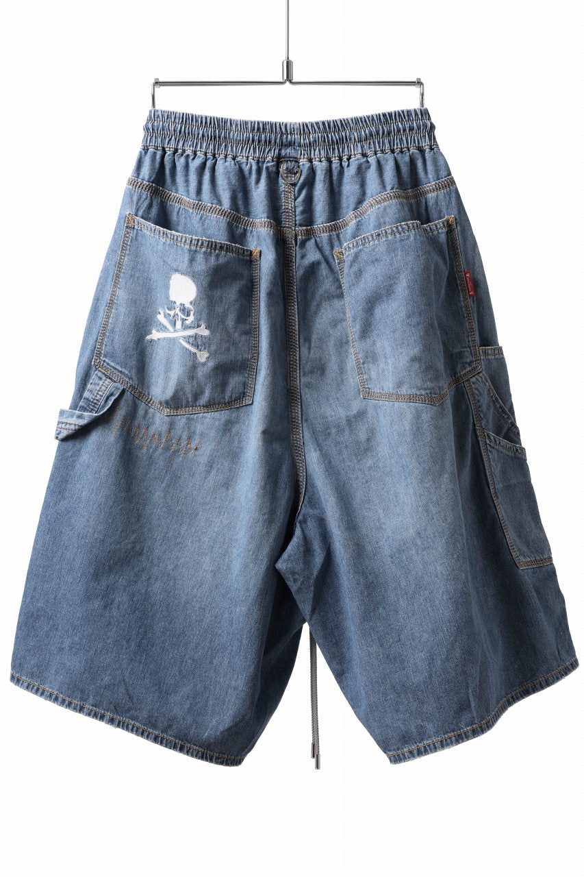 mastermind JAPAN LIGHT OZ SELVEDGE DENIM WORK SHORTS / SPECIAL