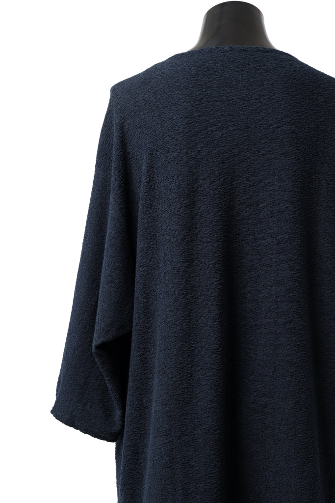 ISAMU KATAYAMA BACKLASH OVER FITTED CUT & SEWN / RANDOM PILE FABRIC (NAVY)