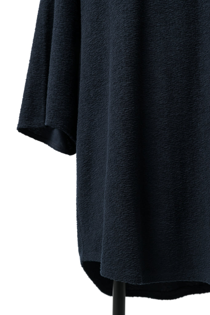 ISAMU KATAYAMA BACKLASH OVER FITTED CUT & SEWN / RANDOM PILE FABRIC (NAVY)