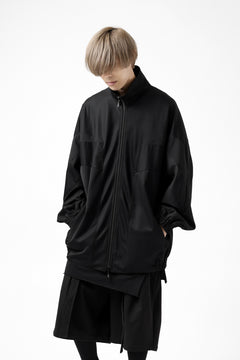 画像をギャラリービューアに読み込む, Y&#39;s....  PANELED ZIP BLOUSON / SUPER 120&#39;s DOESKIN (BLACK)