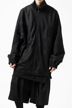 画像をギャラリービューアに読み込む, Y&#39;s....  PANELED ZIP BLOUSON / SUPER 120&#39;s DOESKIN (BLACK)