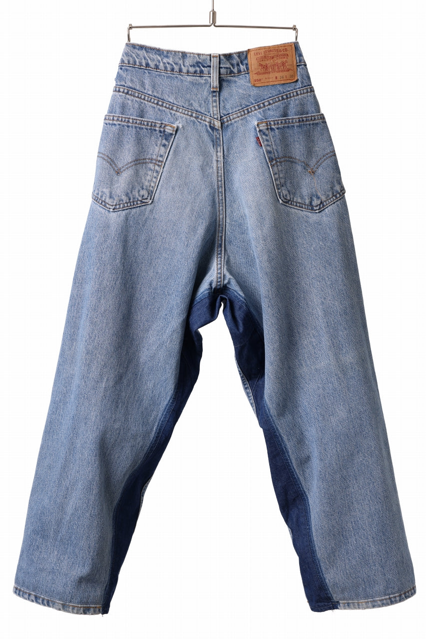 CHANGES VINTAGE REMAKE REGULAR FIT DENIM JOINT PANTS / VINTAGE DENIM (INDIGO #A)