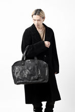 画像をギャラリービューアに読み込む, BACKLASH THE LINE OBJECT DYED TOTE BAG / GUIDI CAMEL + KANGAROO LEATHER with. SV925 (BLACK)