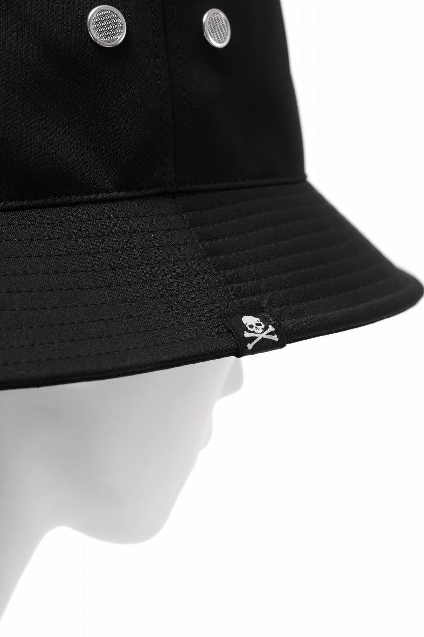 mastermind WORLD REFLECTIVE SKULL BUCKET HAT (BLACK)