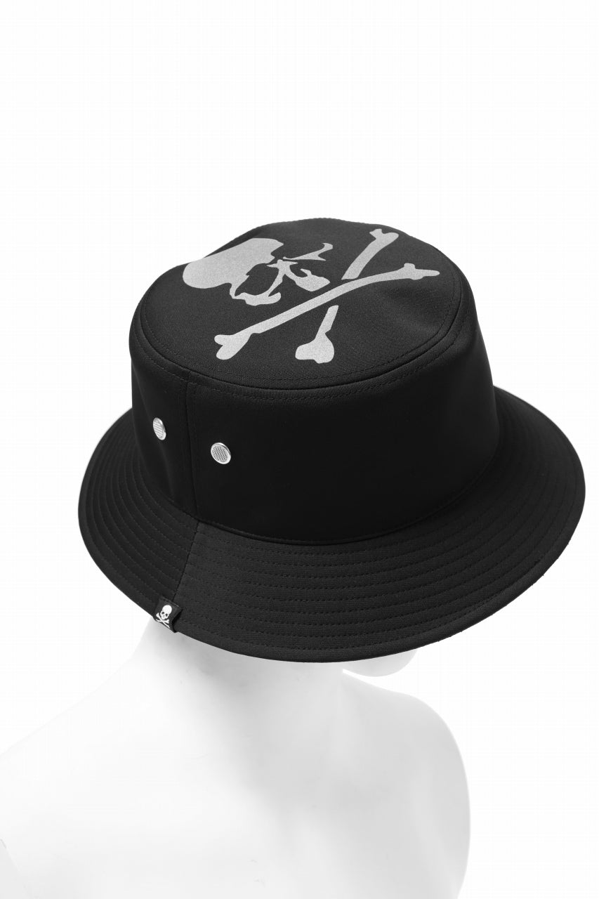 画像をギャラリービューアに読み込む, mastermind JAPAN REFLECTIVE SKULL BUCKET HAT (BLACK)