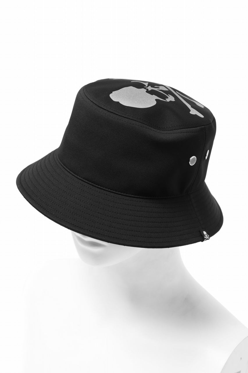 mastermind JAPAN REFLECTIVE SKULL BUCKET HAT (BLACK)