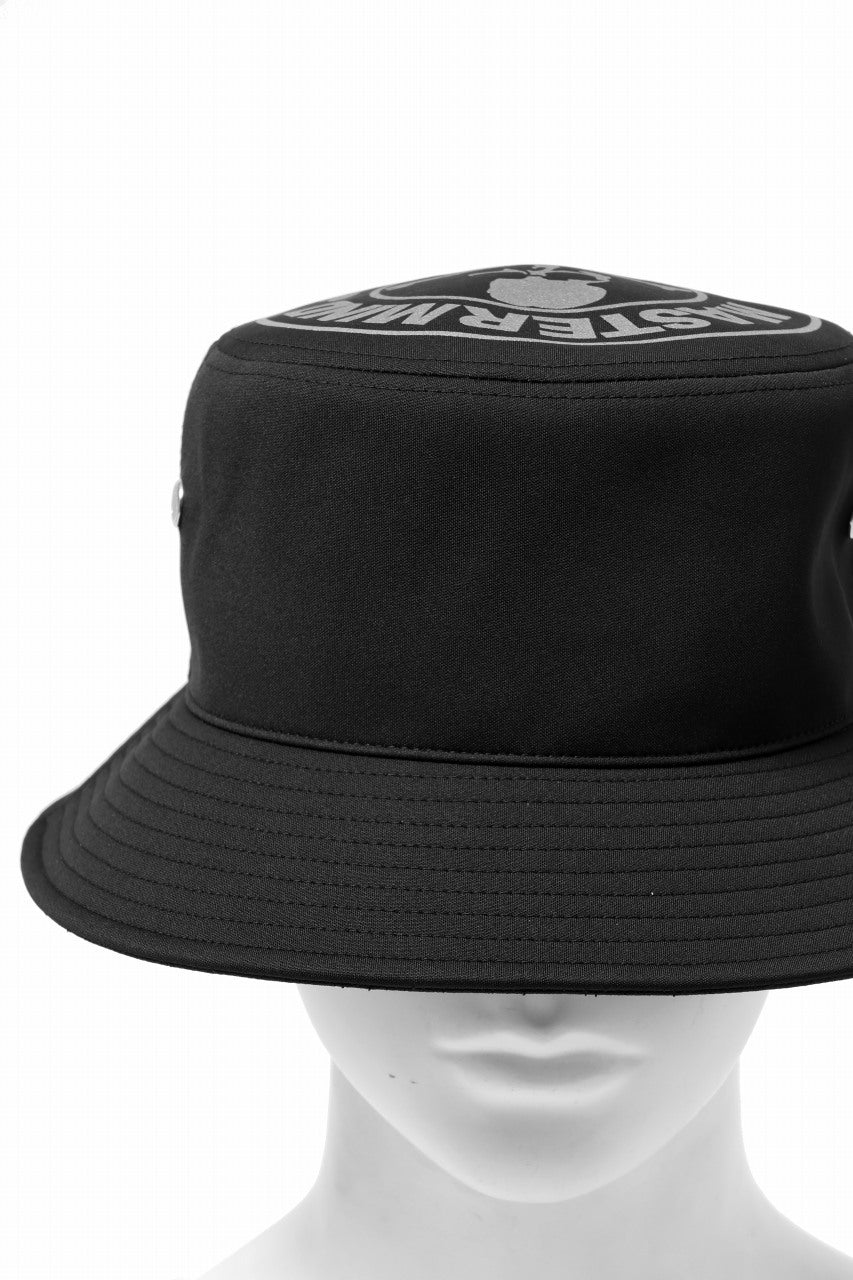 mastermind WORLD REFLECTIVE SKULL BUCKET HAT (BLACK)