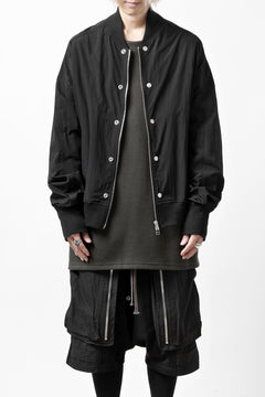 画像をギャラリービューアに読み込む, A.F ARTEFACT LIGHTWEIGHT BOMBER-JACKET (ALL BLACK)