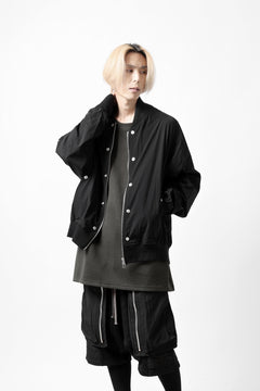 Load image into Gallery viewer, A.F ARTEFACT MA-1 BLOUSON / LIGHT WEIGHT NYLON (ALL BLACK)