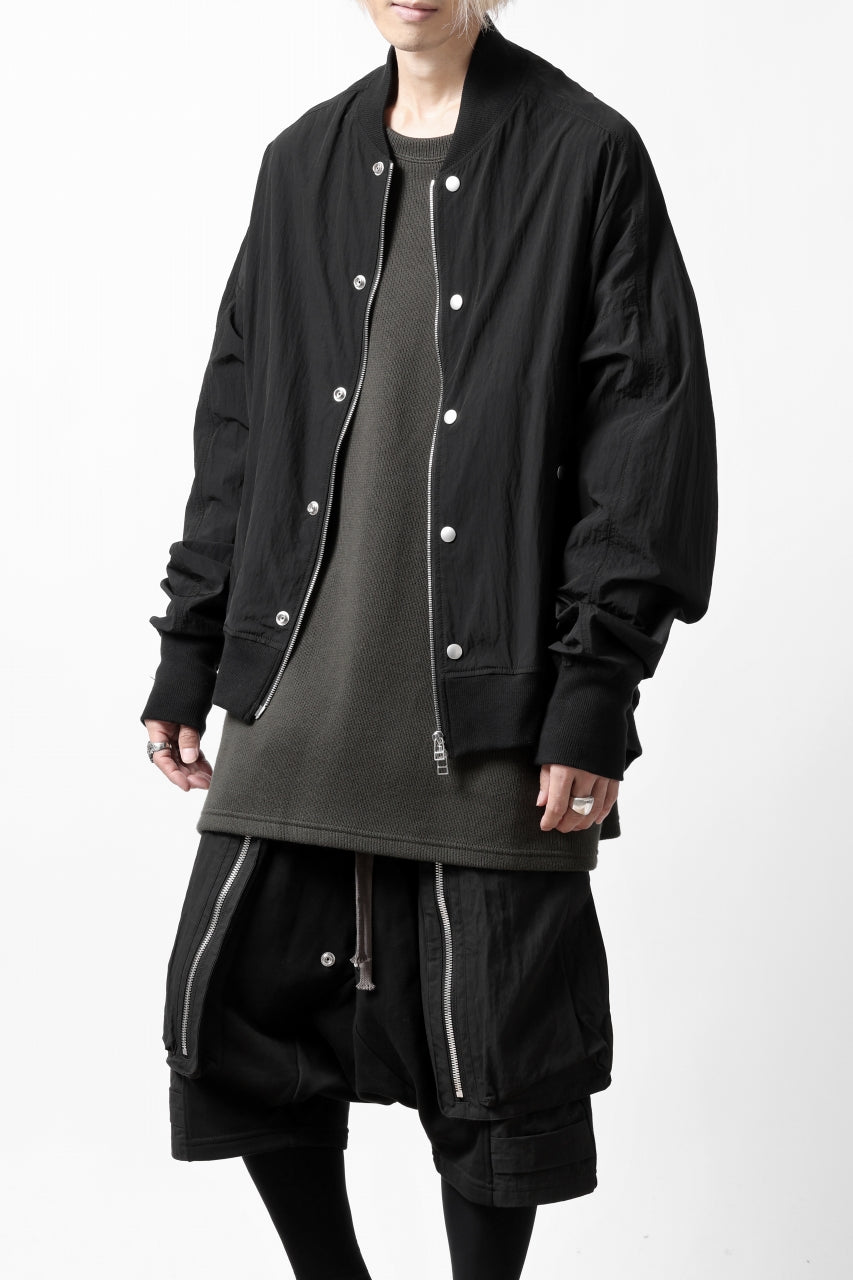 A.F ARTEFACT MA-1 BLOUSON / LIGHT WEIGHT NYLON (ALL BLACK)