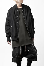 Load image into Gallery viewer, A.F ARTEFACT MA-1 BLOUSON / LIGHT WEIGHT NYLON (ALL BLACK)