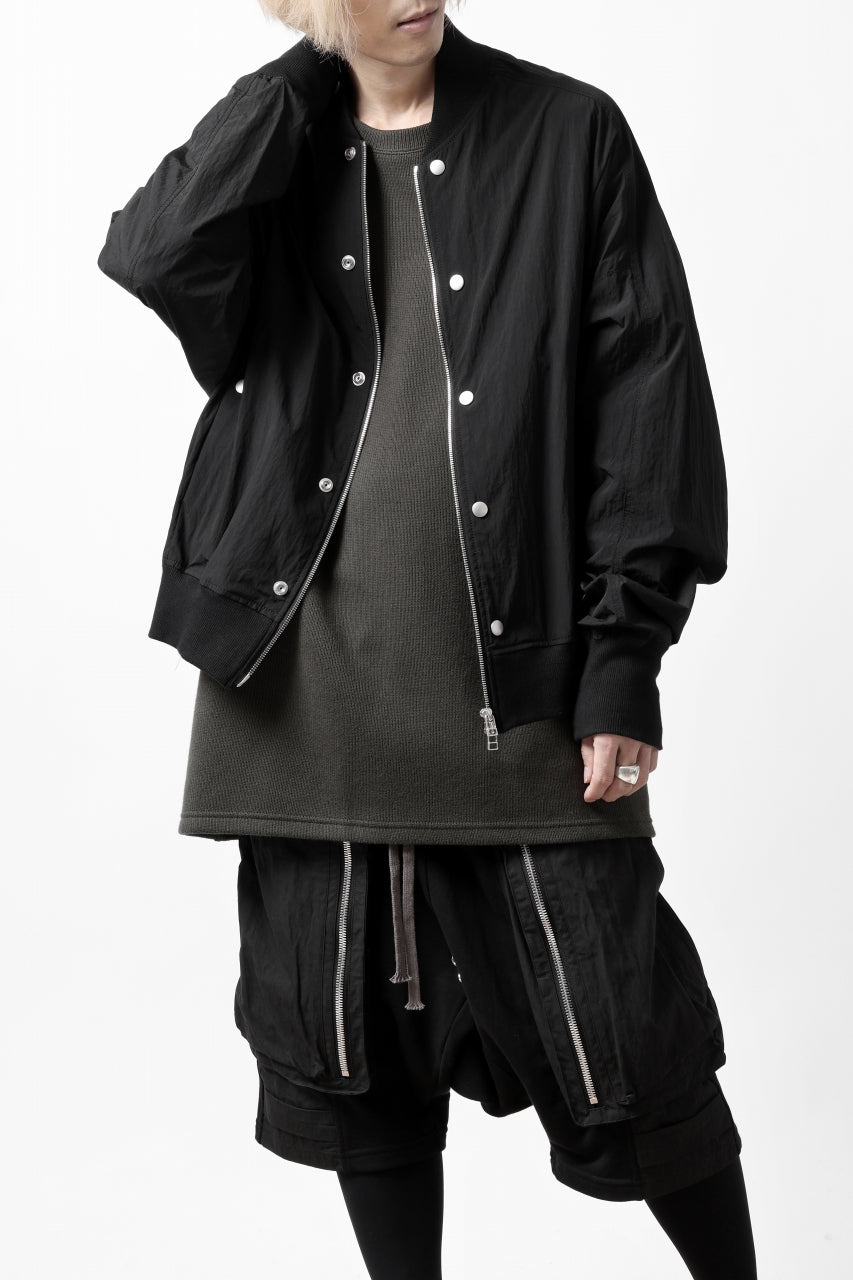 A.F ARTEFACT MA-1 BLOUSON / LIGHT WEIGHT NYLON (ALL BLACK)