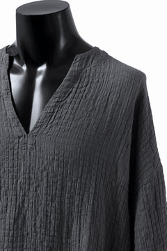 Load image into Gallery viewer, _vital exclusive minimal tunica tops / soft waffle woven (GREY)