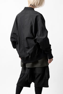 Load image into Gallery viewer, A.F ARTEFACT MA-1 BLOUSON / LIGHT WEIGHT NYLON (ALL BLACK)