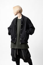 Load image into Gallery viewer, A.F ARTEFACT MA-1 BLOUSON / LIGHT WEIGHT NYLON (ALL BLACK)