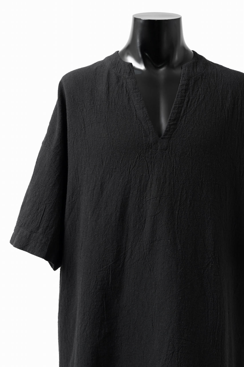 画像をギャラリービューアに読み込む, _vital exclusive minimal tunica tops / soft crepe linen (BLACK)