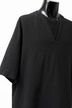 Load image into Gallery viewer, _vital exclusive minimal tunica tops / soft crepe linen (BLACK)