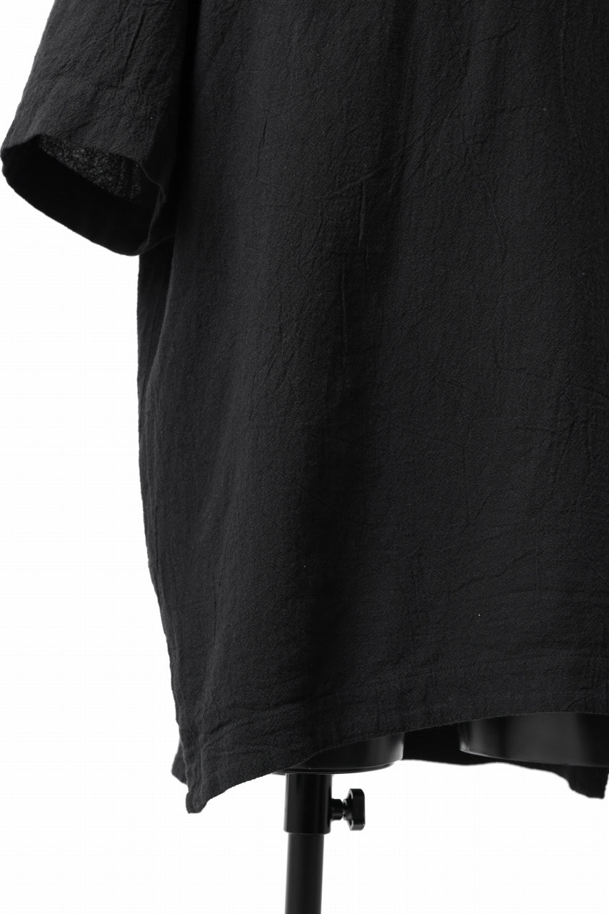 画像をギャラリービューアに読み込む, _vital exclusive minimal tunica tops / soft crepe linen (BLACK)
