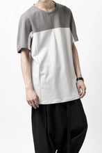 画像をギャラリービューアに読み込む, incarnation ARCH SHORT SLEEVE TOPS / ELASTIC F.TERRY (GREY x LIGHT GREY)