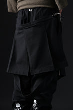 画像をギャラリービューアに読み込む, mastermind JAPAN BONDAGE SLIM TROUSERS / MEDIUM C-JERSEY STRETCH (BLACK)