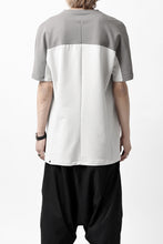 画像をギャラリービューアに読み込む, incarnation ARCH SHORT SLEEVE TOPS / ELASTIC F.TERRY (GREY x LIGHT GREY)