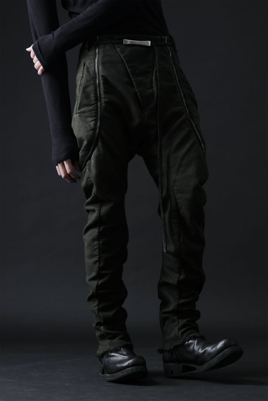 画像をギャラリービューアに読み込む, masnada ICONIC ZIP PANTS / STRETCH REPURPOSED COTTON (LEGION)