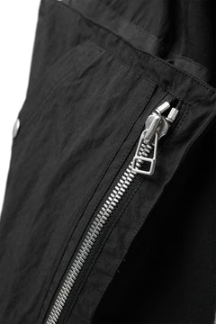 画像をギャラリービューアに読み込む, A.F ARTEFACT RECTANGLE BOX SARROUEL CARGO SHORTS (BLACK)