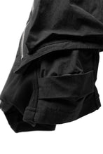 画像をギャラリービューアに読み込む, A.F ARTEFACT RECTANGLE BOX SARROUEL CARGO SHORTS (BLACK)