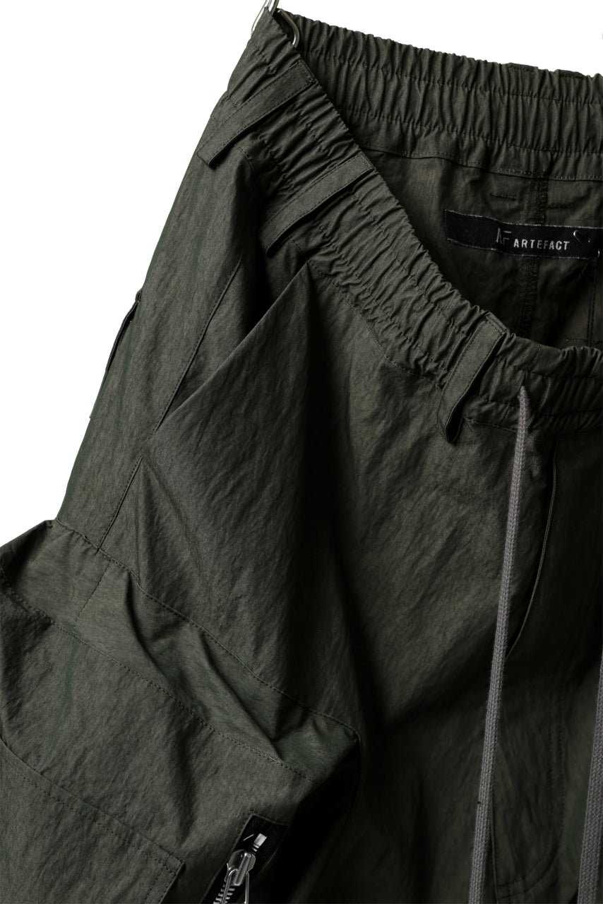 A.F ARTEFACT -BUSH- SARROUEL CARGO SHORTS (KHAKI)