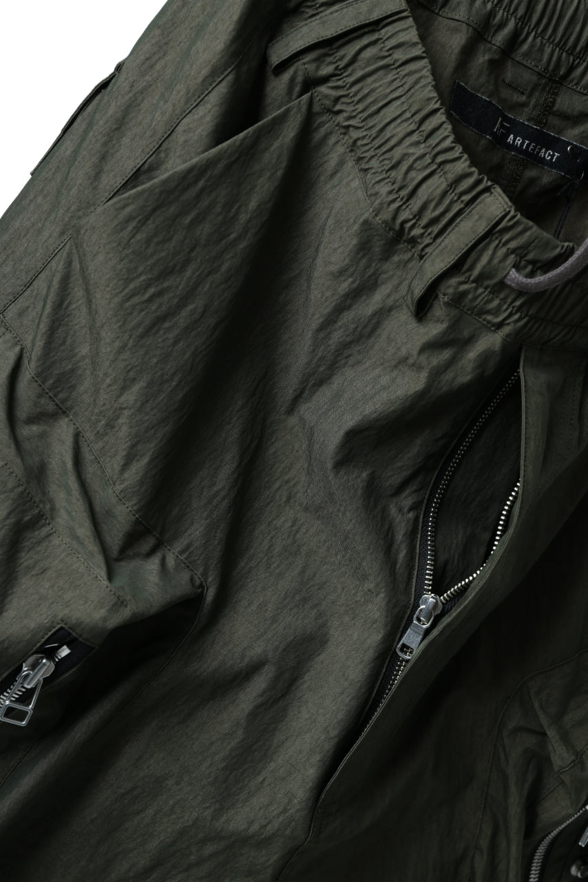 A.F ARTEFACT -BUSH- SARROUEL CARGO SHORTS (KHAKI)