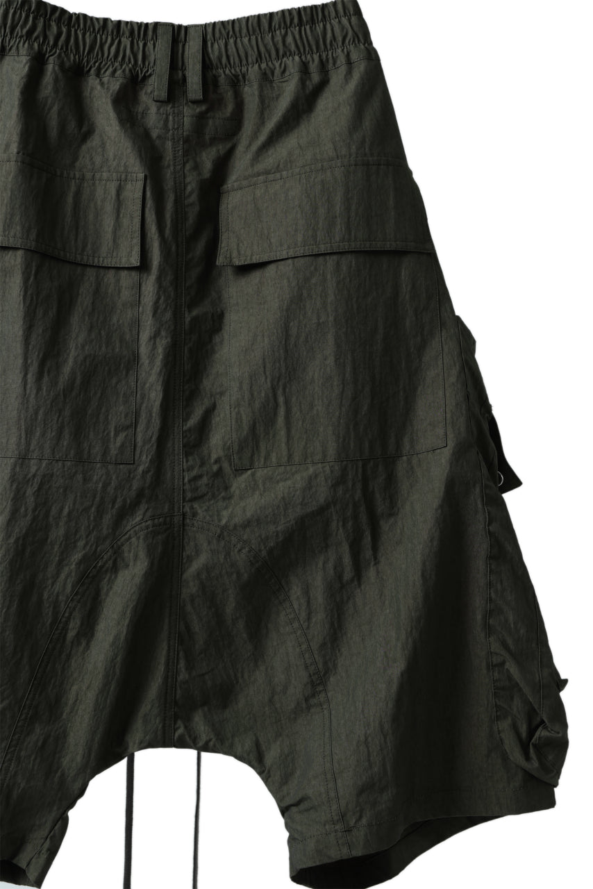 A.F ARTEFACT -BUSH- SARROUEL CARGO SHORTS (KHAKI)