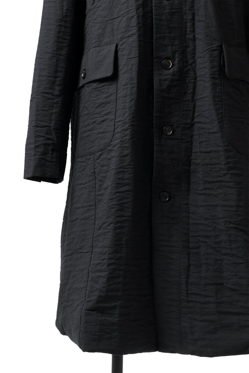 Aleksandr Manamis Double Benz Long Coat (BLACK)