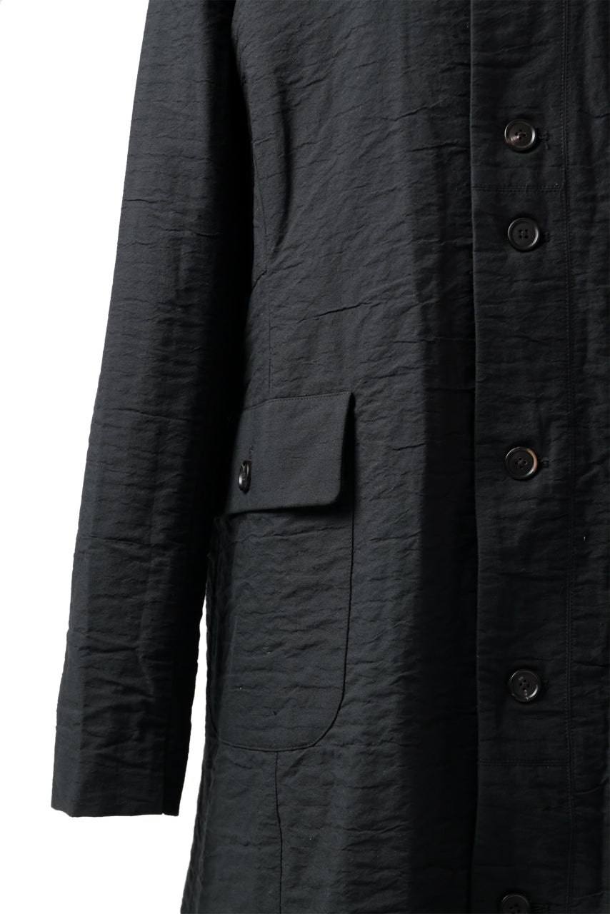 Aleksandr Manamis Double Benz Long Coat (BLACK)