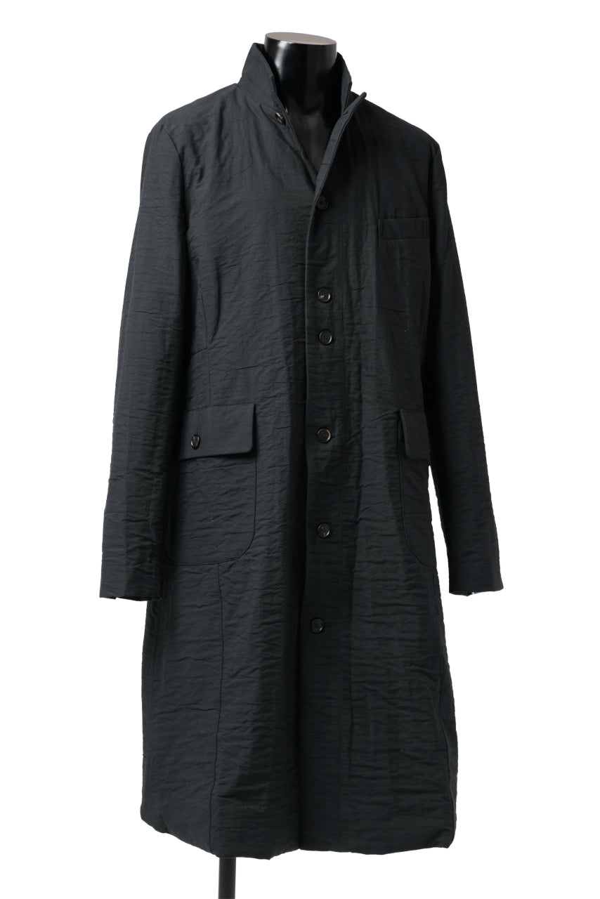 Aleksandr Manamis Double Benz Long Coat (BLACK)