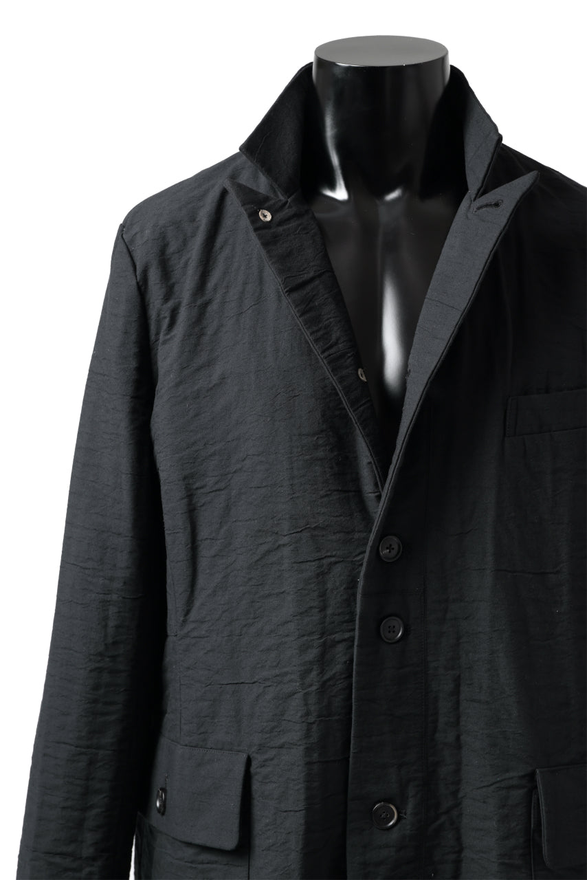 Load image into Gallery viewer, Aleksandr Manamis Double Benz Long Coat (BLACK)