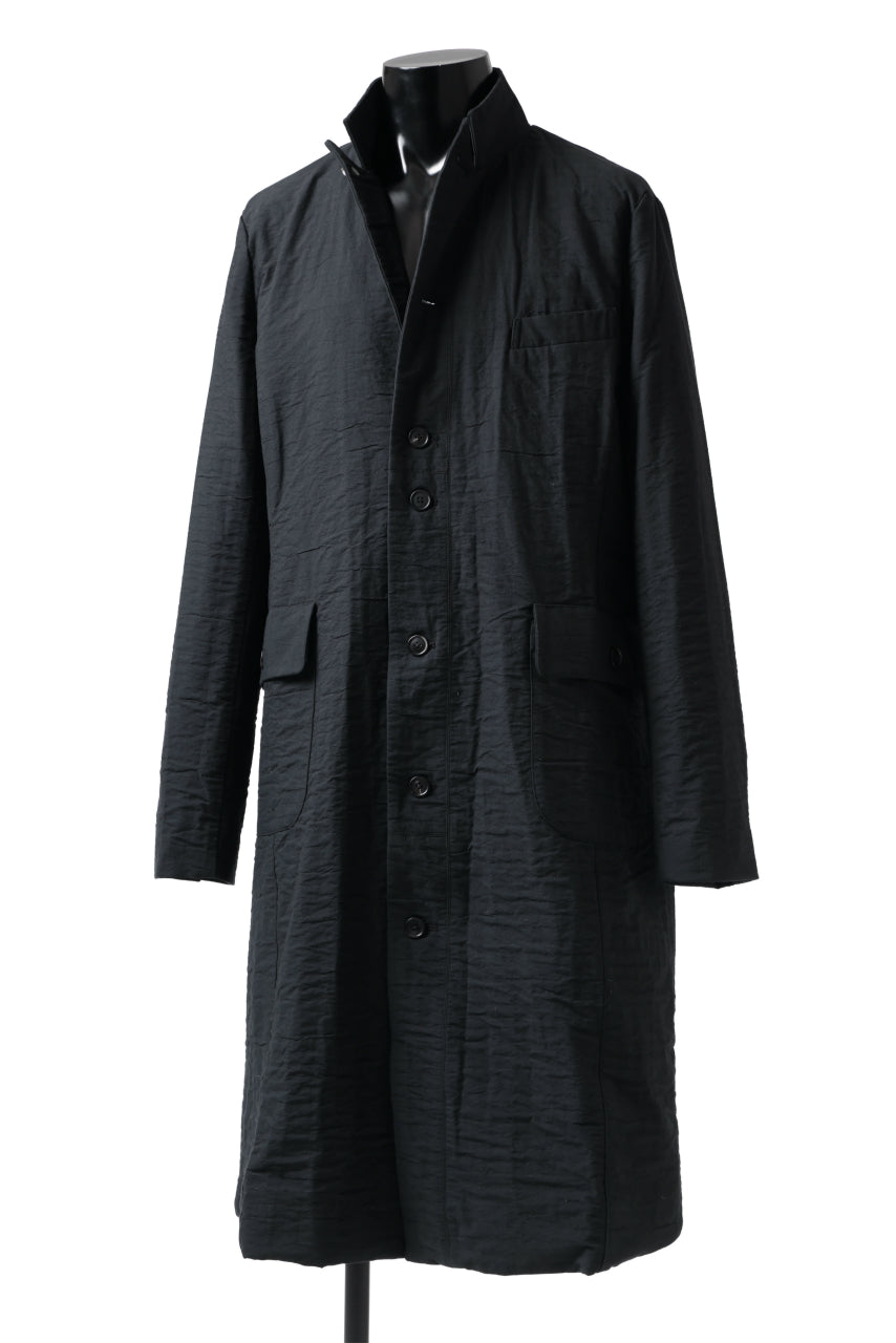 Aleksandr Manamis Double Benz Long Coat (BLACK)