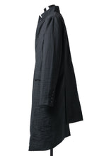 Load image into Gallery viewer, Aleksandr Manamis Double Benz Long Coat (BLACK)