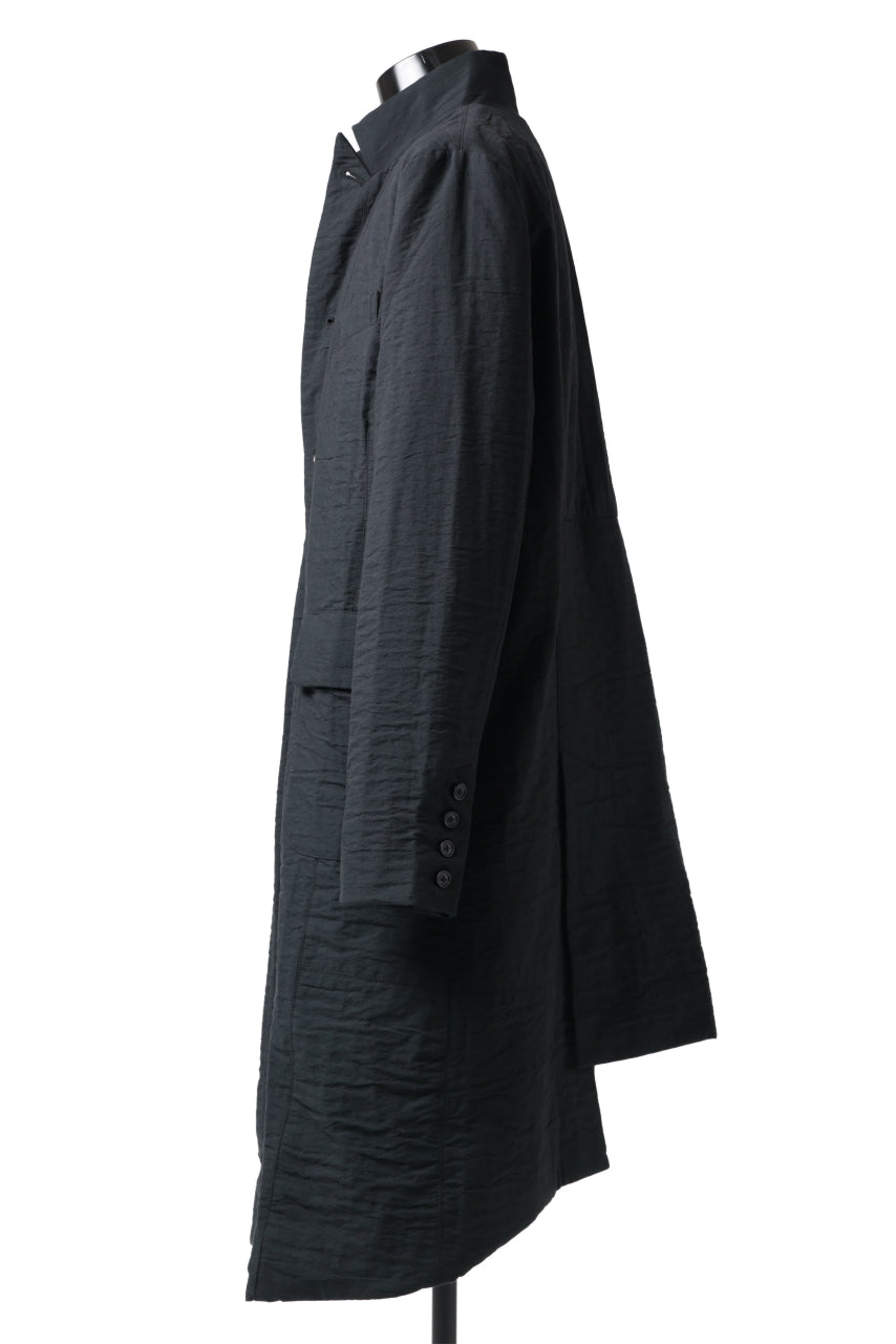 Aleksandr Manamis Double Benz Long Coat (BLACK)