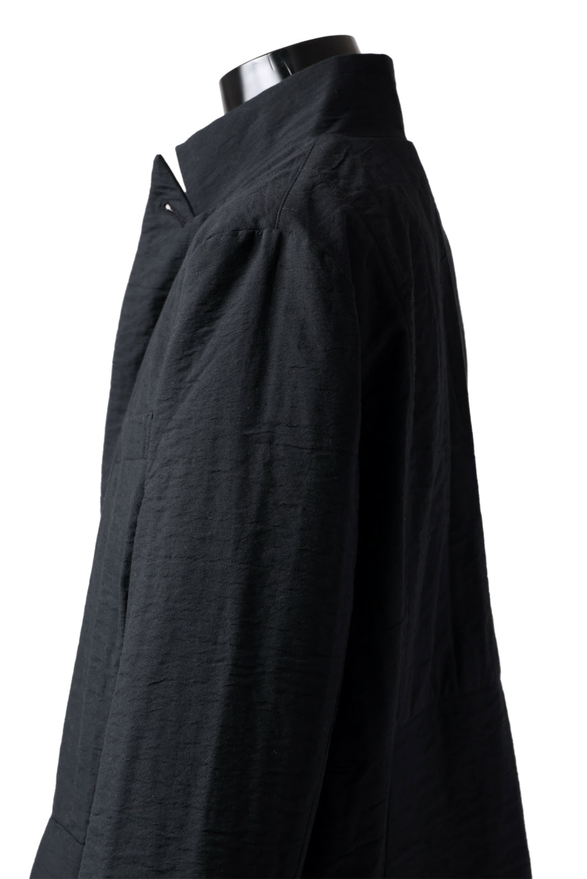 Aleksandr Manamis Double Benz Long Coat (BLACK)