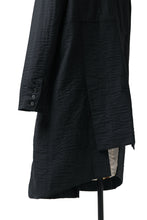 Load image into Gallery viewer, Aleksandr Manamis Double Benz Long Coat (BLACK)