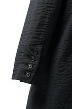 Load image into Gallery viewer, Aleksandr Manamis Double Benz Long Coat (BLACK)