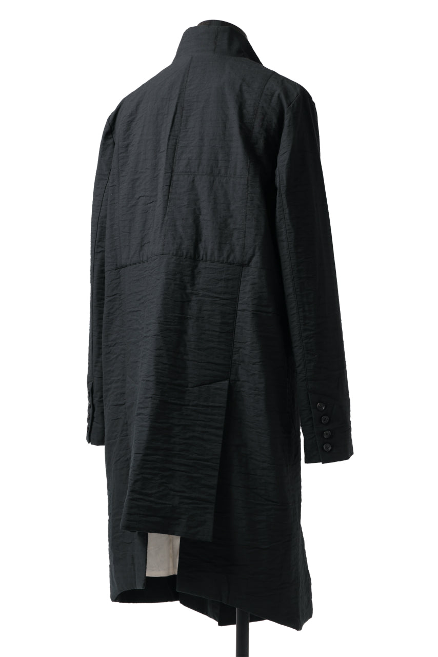 Load image into Gallery viewer, Aleksandr Manamis Double Benz Long Coat (BLACK)