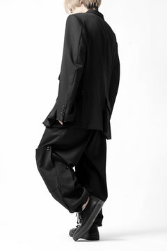 Load image into Gallery viewer, Y&#39;s BANG ON! No.170 GABARDINE PATCH WORK PANTS (BLACK)