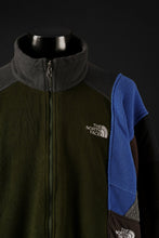 Load image into Gallery viewer, CHANGES exclusive VINTAGE REMAKE TNF FLEECE TRACK JACKET (MULTI #E)