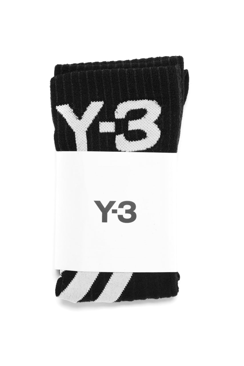 Y-3 Yohji Yamamoto STRIPE SOCKS (BLACK x CORE WHITE)