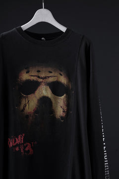 Load image into Gallery viewer, CHANGES exclusive VINTAGE REMAKE LS TOPS (CINEMA-FRIDAY THE 13TH-E)