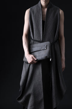 Load image into Gallery viewer, ierib onepiece clutch-bag / Shell Cordovan (MARBLE GREY #B)